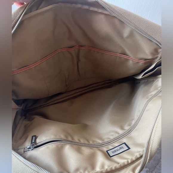 Hartmann The Hudson Collection Twill and Leather Travel Bag NWT - Picture 6 of 8